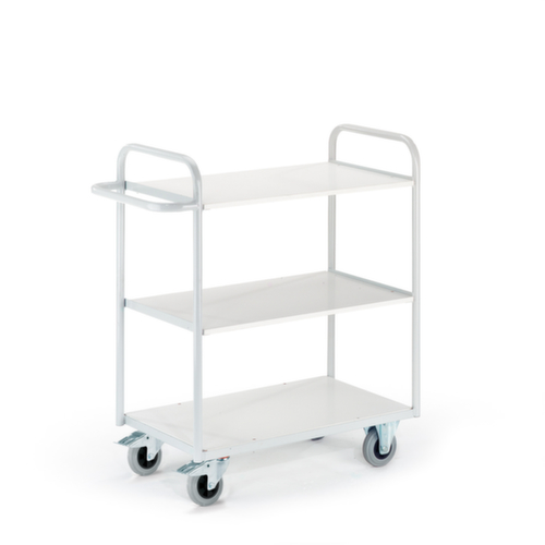 Rollcart Chariot de bureau avec 3 plateaux
