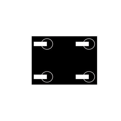 Rollcart 4 roulettes pivotantes