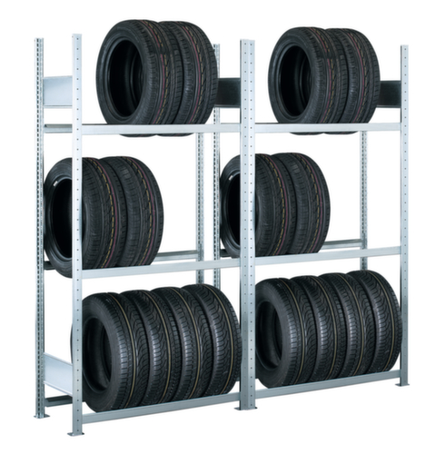 SCHULTE Rayonnage à pneus charge max. par tablette 150 kg