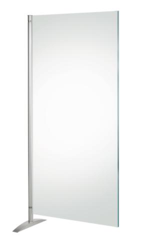 Kerkmann Séparateur Metropol, hauteur x largeur 1750 x 800 mm, paroi transparent