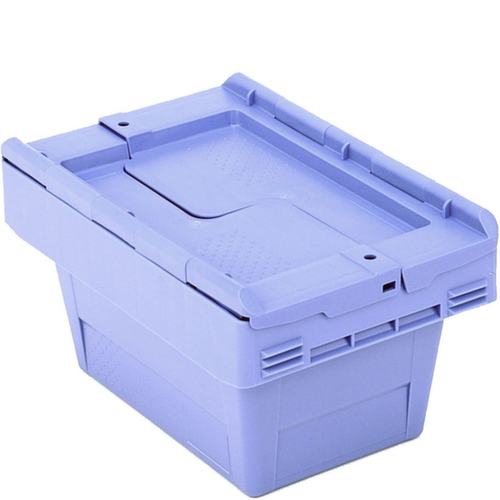 BITO Bac réutilisable plombable, capacité 5 l, Couvercle à charnière en 2 parties