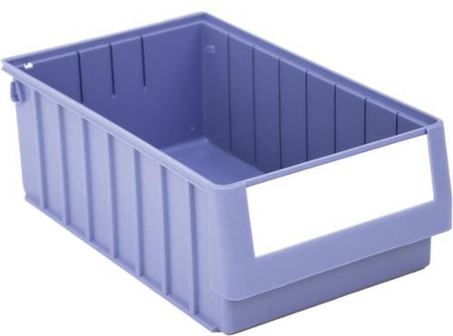 BITO bac compartimentable renforcé, bleu pigeon, profondeur 400 mm