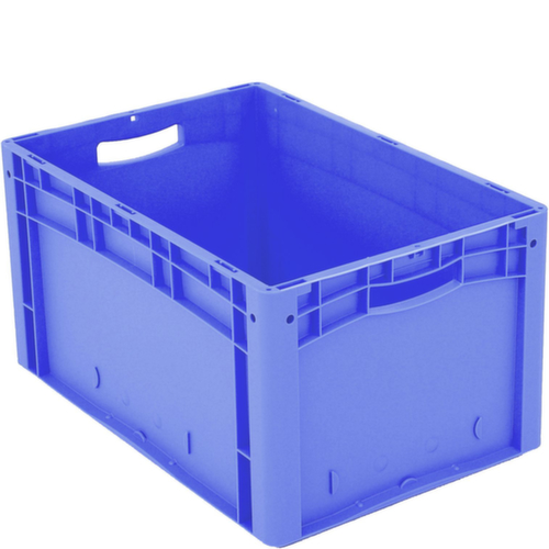 BITO Bac gerbable norme Europe, bleu, capacité 62 l