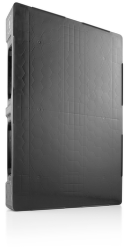 Palette hygiénique Eco TC1-ECO avec bord, plastique régénéré, longueur x largeur 1200 x 800 mm