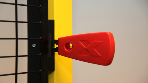 Axelent élément mural pour grille de protection de machine, hauteur x largeur 1900 x 400 mm