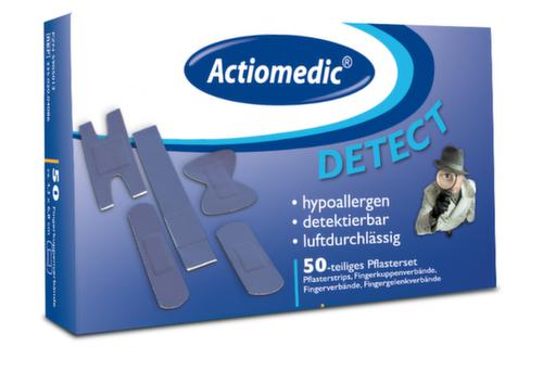 actiomedic Kit de pansements Detect, respirant, détectable, élastique et hypoallergénique
