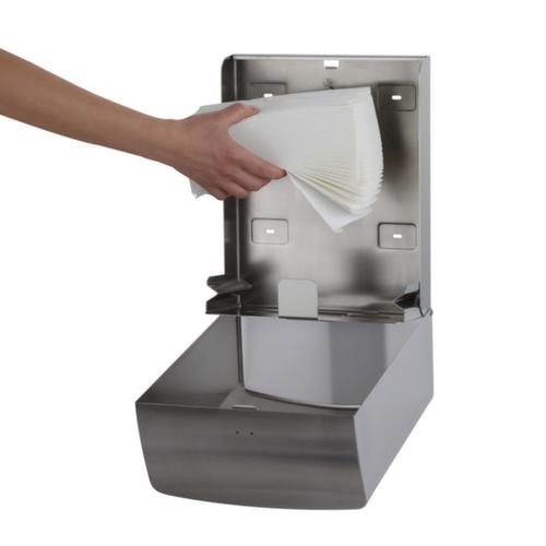 AIR-WOLF Distributeur d'essuie-mains Gamma, acier inoxydable