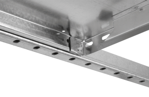 hofe système de rayonnages sans vis de conception standard, hauteur x largeur x profondeur 3000 x 1360 x 535 mm, 7 tablettes