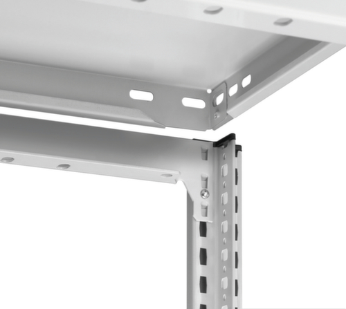 hofe Rayonnages enhofe treillis dans les constructions mi-lourdes, hauteur x largeur x profondeur 3000 x 1310 x 835 mm, 7 tablettes