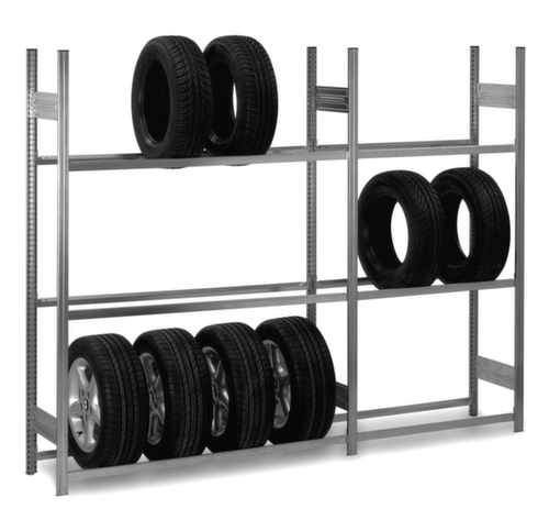 hofe Rayonnage à pneus, hauteur x largeur x profondeur 3000 x 1060 x 435 mm, 5 niveaux