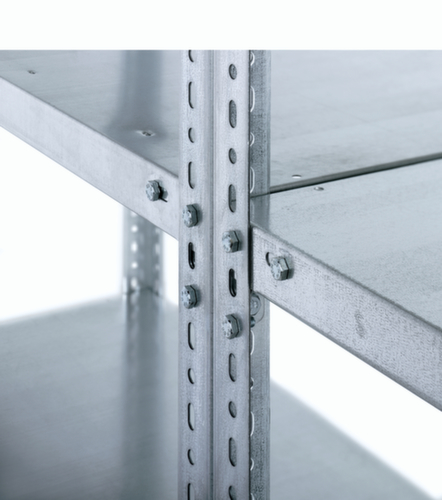 hofe Etagère à visser, 5 tablettes, avec revêtement en zinc anti-corrosion