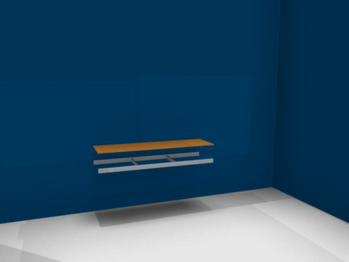 hofeEtagère en bois pour les rayonnages à grande portée, largeur x profondeur 2000 x 600 mm