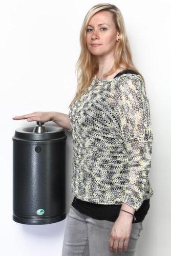 VAR Cendrier mural, argent antique