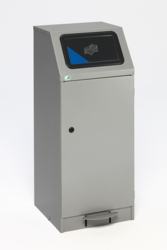 VAR Conteneur de tri sélectif WSG 45, 78 l, argent, couvercle anthracite