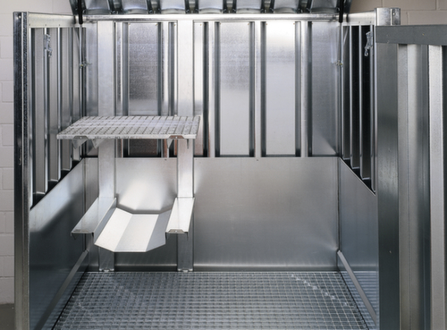 Porte-fûts pour conteneurs de matières dangereuses, fût 50 litres