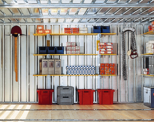 Säbu Conteneur de matériaux galvanisés FLADAFI® à 3 modules