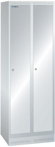 LISTA Armoire vestiaire avec 2 compartiments, largeur de compartiment 300 mm
