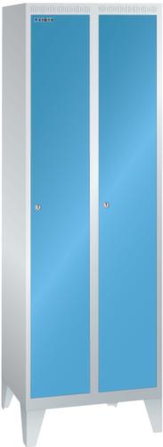 LISTA Armoire vestiaire avec 2 compartiments, largeur de compartiment 300 mm