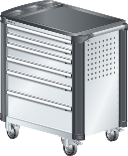 LISTA Chariot d'atelier avec 6 tiroirs, 6 tiroir(s)