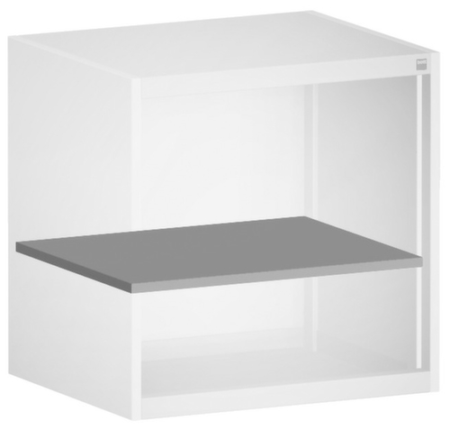bott Tablette galvanisée cubio pour armoire modulable, largeur x profondeur 650 x 650 mm