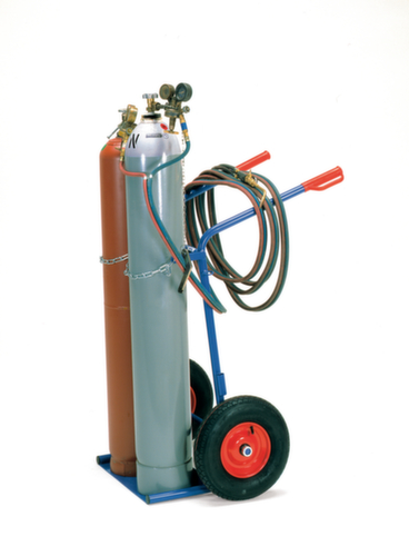 fetra Chariot à bouteilles, pour 2x40/50 l bouteille, bandage air