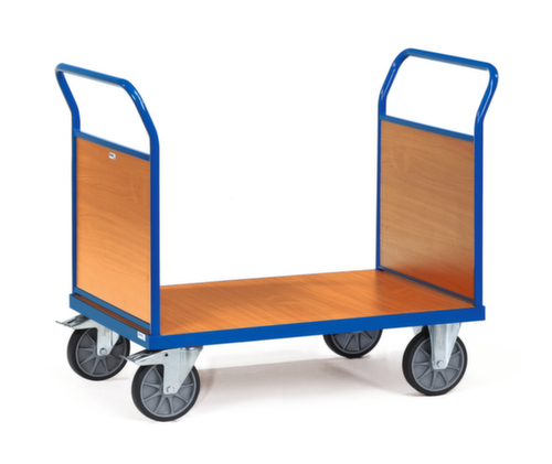 fetra Chariot à double ridelle MULTIVARIO, force 500 kg, plateau longueur x largeur 1200 x 800 mm