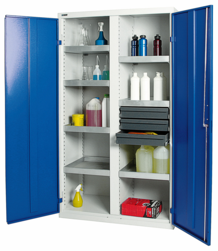 stumpf Armoire de protection de l'environnement en acier, hauteur x largeur x profondeur 1800 x 1000 x 500 mm
