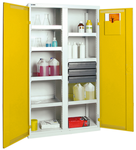 stumpf Armoire de protection de l'environnement en tôle d'acier, hauteur x largeur x profondeur 1800 x 1000 x 500 mm