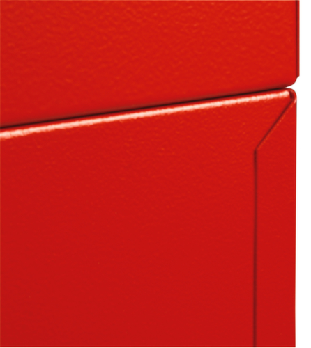 stumpf Conteneur de tri sélectif coupe-feu, 65 l, RAL3000 rouge vif, couvercle RAL3000 rouge vif