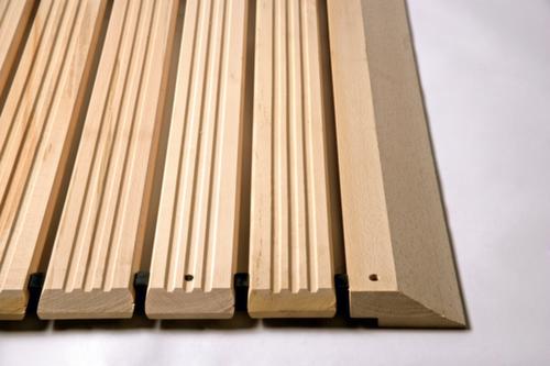 Miltex Le caillebotis en bois Yoga Holzrost au mètre, largeur 800 mm