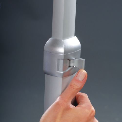 Franken Porte-affiche inclinable, hauteur 910 - 1250 mm