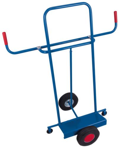 VARIOfit Diable porte-panneaux, force 250 kg, caoutchouc plein bandage
