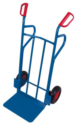 VARIOfit diable de manutention avec pelle extra-large, force 250 kg, air bandage