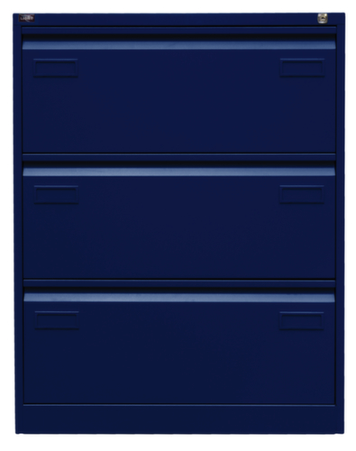 Bisley Armoire pour dossiers suspendus Light, 3 extensions, bleu Oxford/bleu Oxford