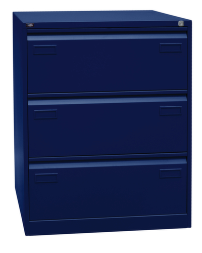 Bisley Armoire pour dossiers suspendus Light, 3 extensions, bleu Oxford/bleu Oxford