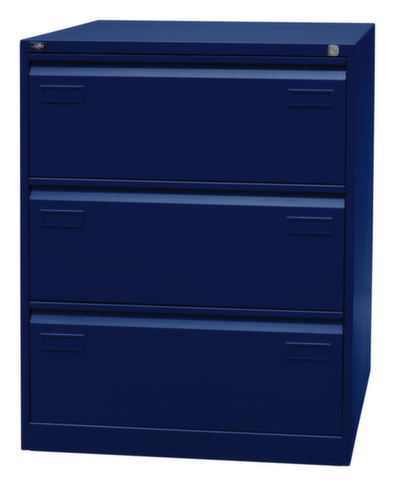 Bisley Armoire pour dossiers suspendus Light, 3 extensions, bleu Oxford/bleu Oxford