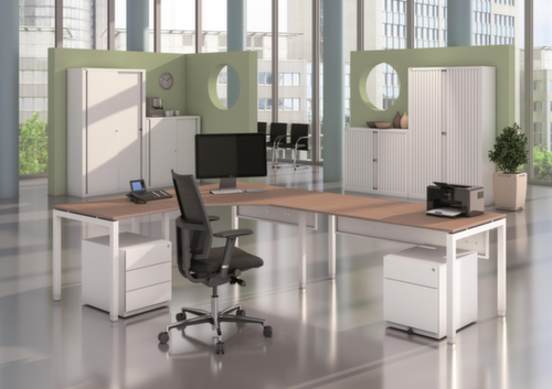 Bisley Caisson mobile Note, 3 tiroir(s), bleu Oxford/bleu Oxford