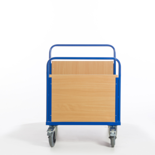 Rollcart Chariot à double ridelle, force 600 kg, plateau longueur x largeur 1200 x 800 mm