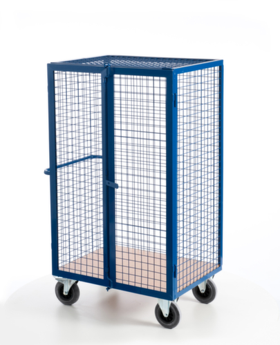 Rollcart Chariot-armoire avec parois grillagées