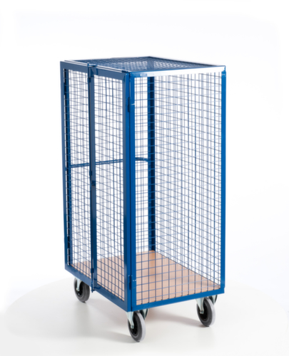 Rollcart Chariot-armoire avec parois grillagées