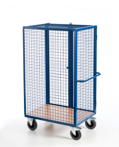 Rollcart Chariot-armoire avec parois grillagées