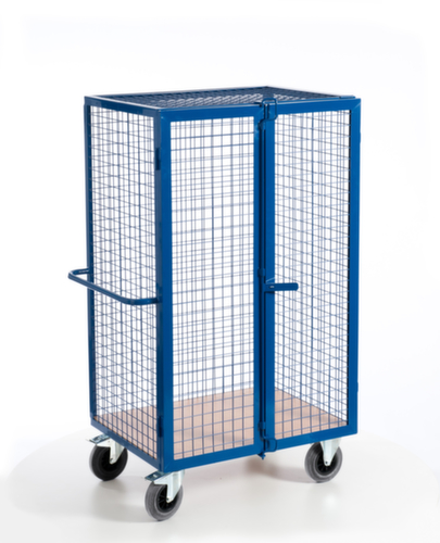 Rollcart Chariot-armoire avec parois grillagées