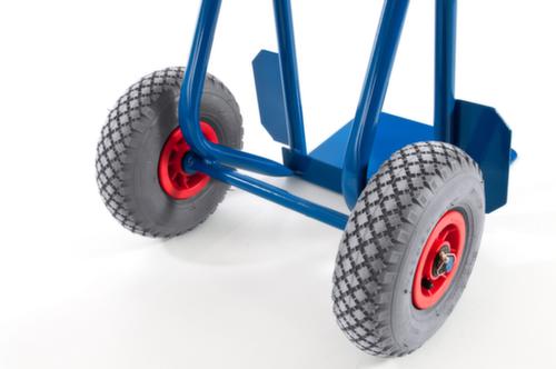 Rollcart Diable pour escaliers 3 étoiles, force 150 kg, largeur de pelle 300 mm, bandage air