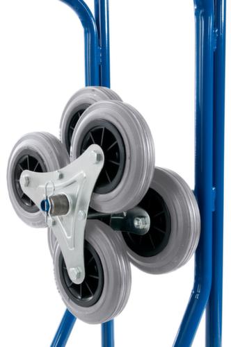 Rollcart Diable pour escaliers 3 étoiles, force 150 kg, largeur de pelle 300 mm, bandage air