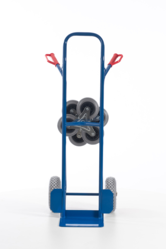 Rollcart Diable pour escaliers 3 étoiles, force 150 kg, largeur de pelle 300 mm, bandage air