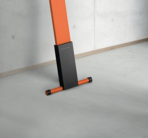 Luctra Lampadaire à DEL sans câble Flex avec lumière biologiquement active, lumière lumière blanc froid à blanc chaud biologiquement active, orange