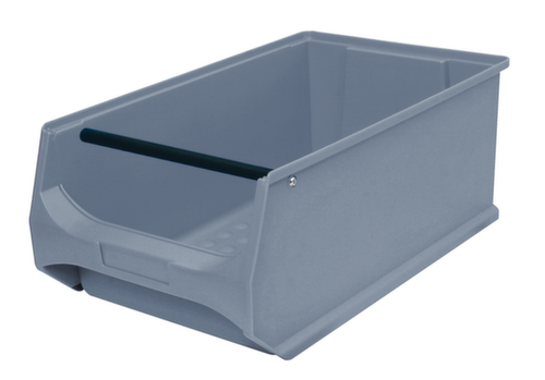 Bac à bec Grip avec fond à picots, gris, profondeur 500 mm, polypropylène