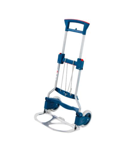 RuXXac diable de manutention en aluminium rabattable Business, force 125 kg, polymère bandage