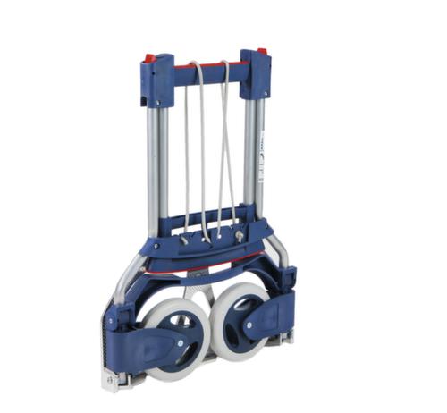 RuXXac diable de manutention en aluminium rabattable Business, force 125 kg, polymère bandage