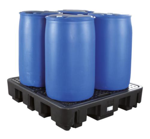 Lacont Bac de rétention PE pour fûts de 200 litres